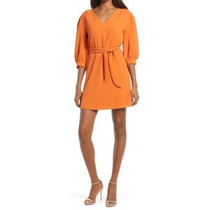Fraiche by J puff sleeve dress